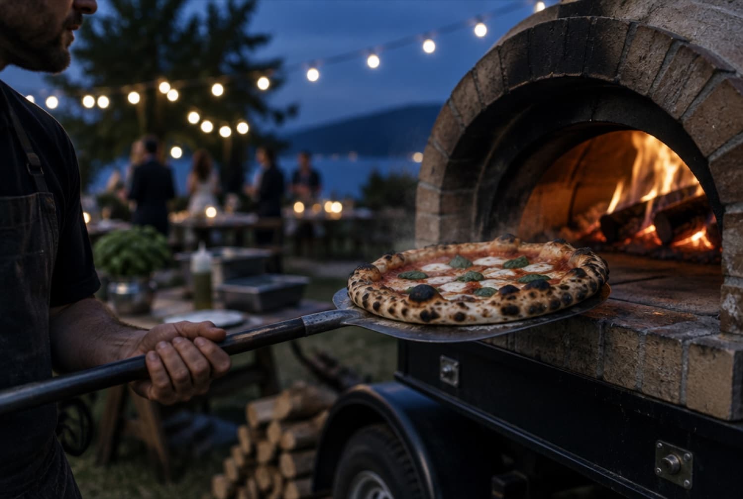 Pizza Volcán, pizza para eventos